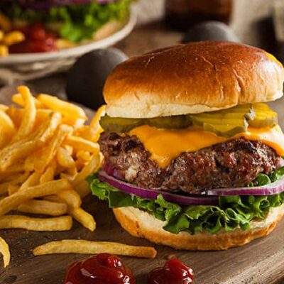 Kids Hamburger Fingers & Fries